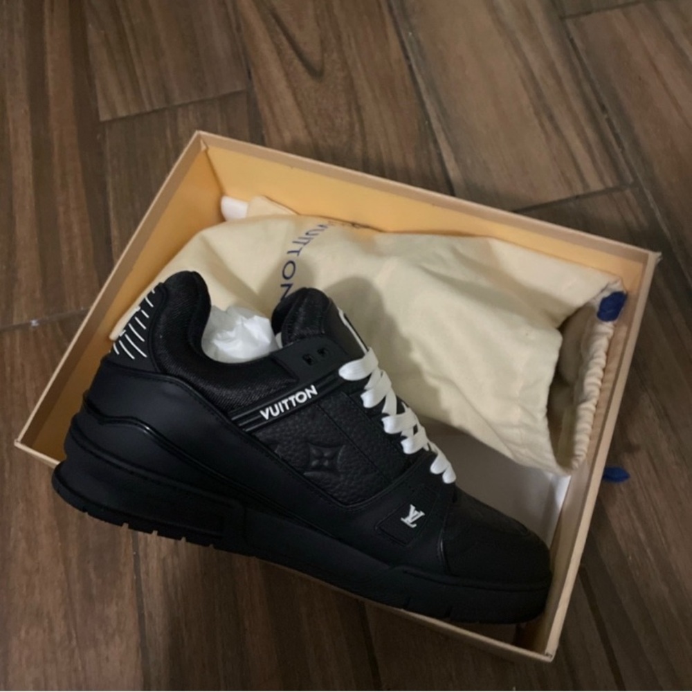 Louis Vuitton Embossed Monogram Black